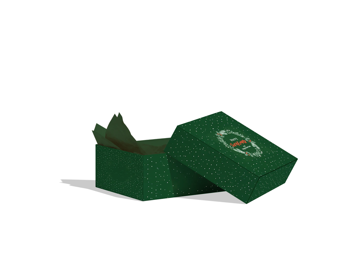 Custom Christmas Gift Rigid Box with Lid