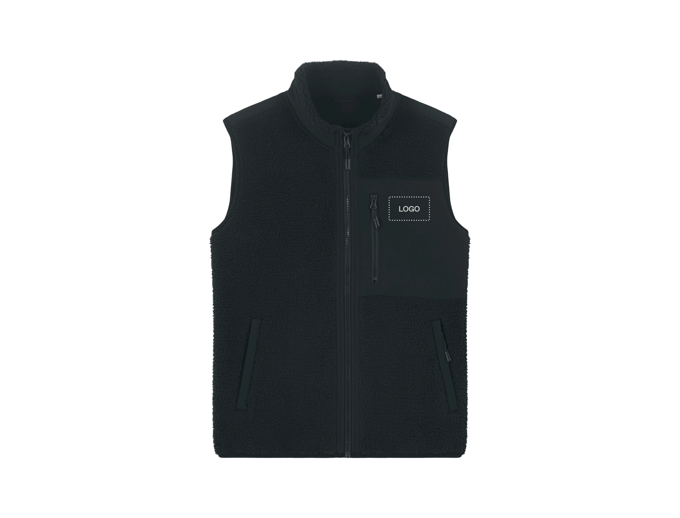 Gilet sherpa unisex personalizzato