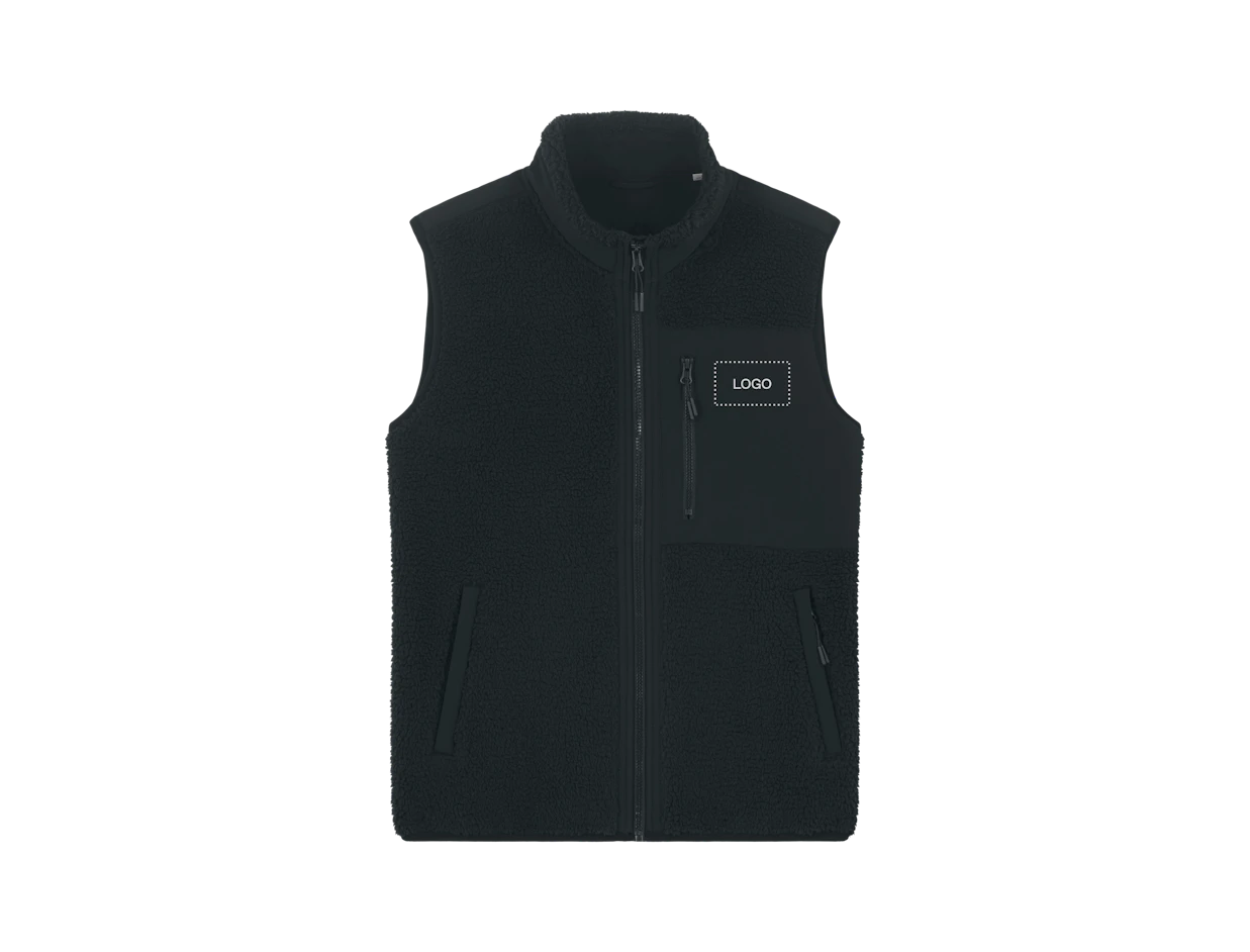 Gilet polaire sherpa unisexe personnalisé 1