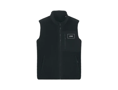 Gilet polaire sherpa unisexe personnalisé