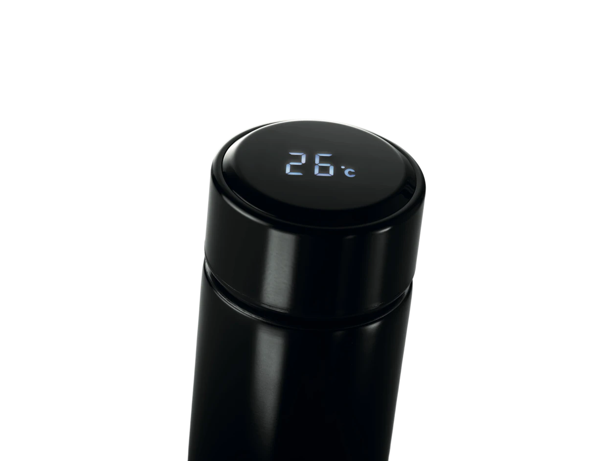 Custom Stainless Steel Bottle 450ml With Touch Thermometer 7