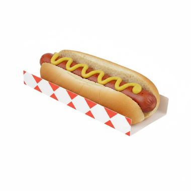 Bandeja para perritos calientes, rejilla roja, 25 cm