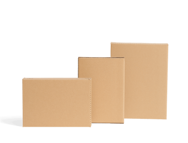 Flat shipping box