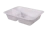 Sealable Plastic Food Container, white, Colt, 227x178x50 mm 1