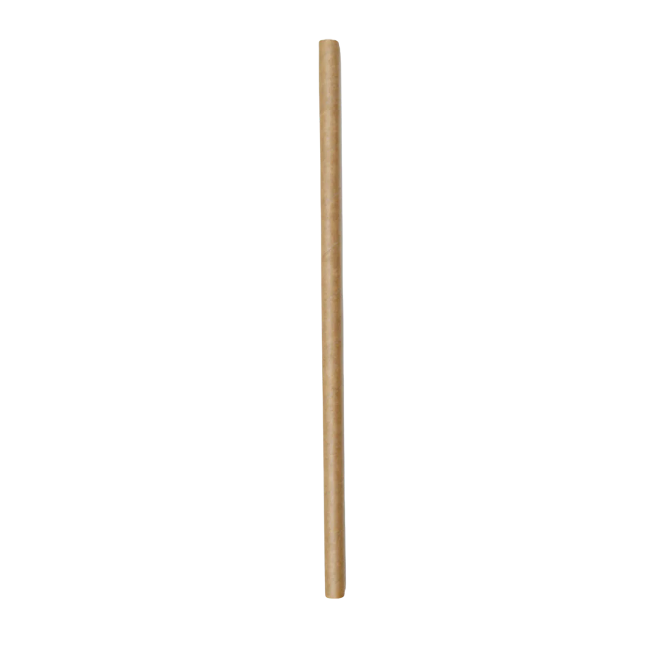 Kraftpapieren rietjes 8 mm 20 cm 1